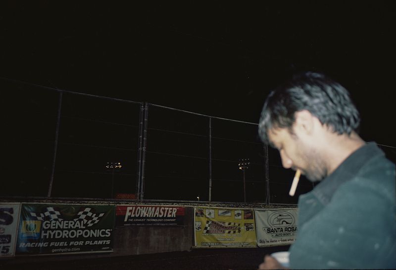 © Nikki Greene - William watches races at the Petaluma County Fair