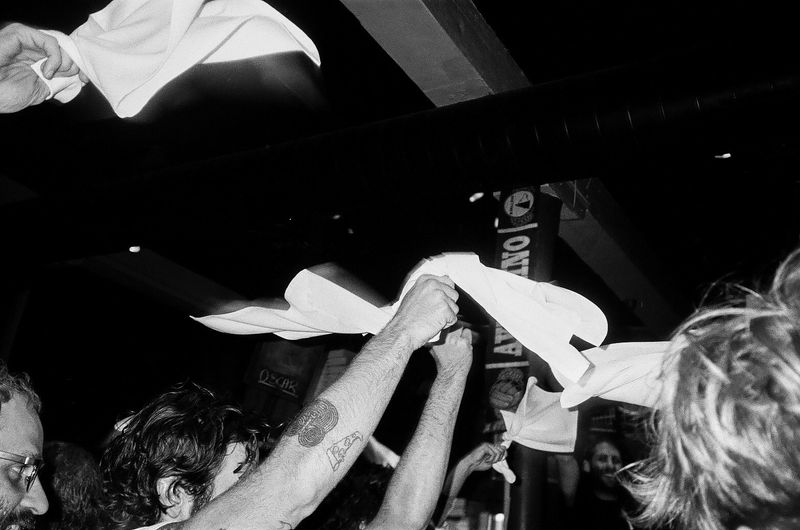 © Nikki Greene - Towels wave at an Italian restaurant in Brooklyn
