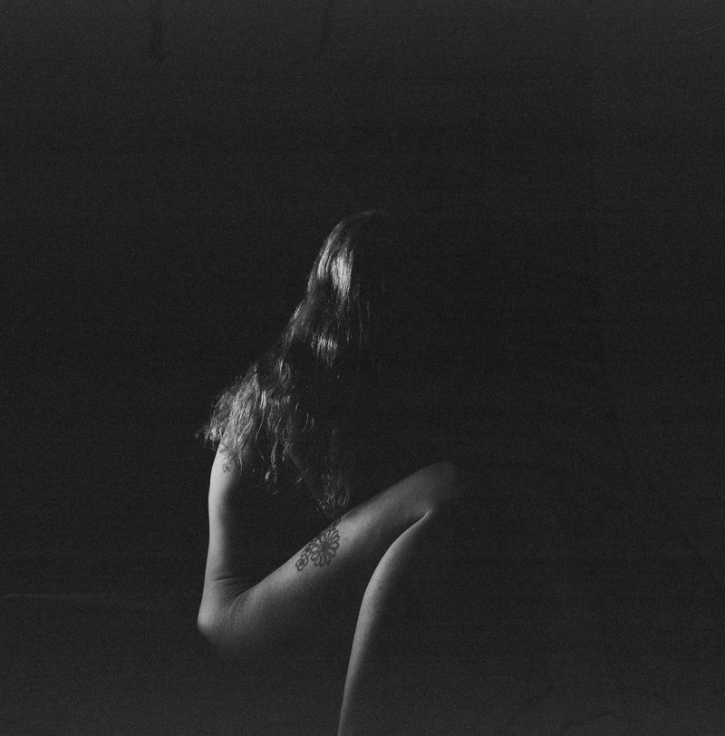 © Nikki Greene - Self Portrait as a Hermit in Mendocino on TriX 120 film
