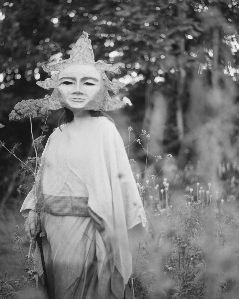 © Nikki Greene - A Thousand Faces Mask Theater Sun Woman