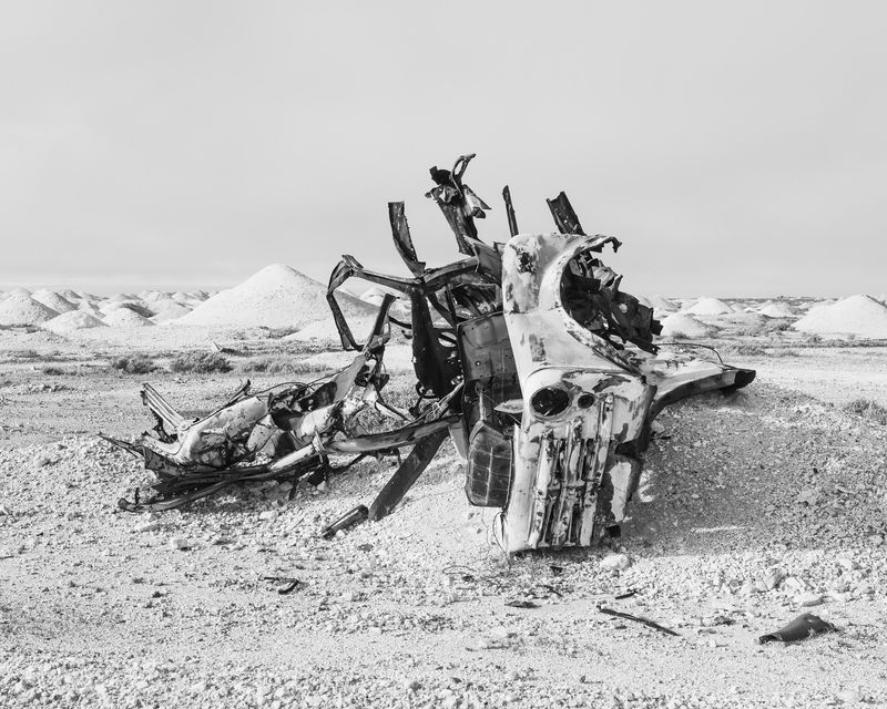 © Antoine Bruy - Exploded Truck, Coober Pedy, Australia, 2016