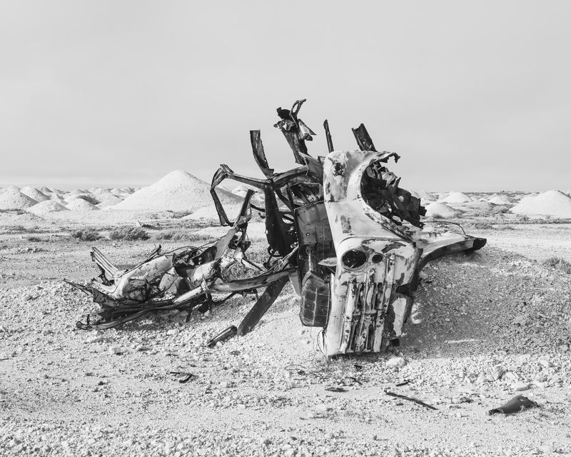 © Antoine Bruy - Exploded Truck, Coober Pedy, Australia, 2016