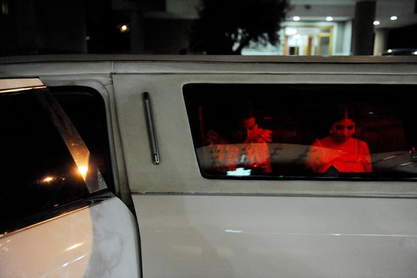 © Natalie Naccache - Ghida, 18, and Carine, 18, wait for their limousine to drive them to their high school prom in Beirut, Lebanon.