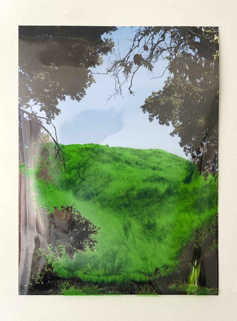 © Christine Atkinson - "this is what you fucking wanted" Inkjet print and clear plastic film 15"x 20" 2020