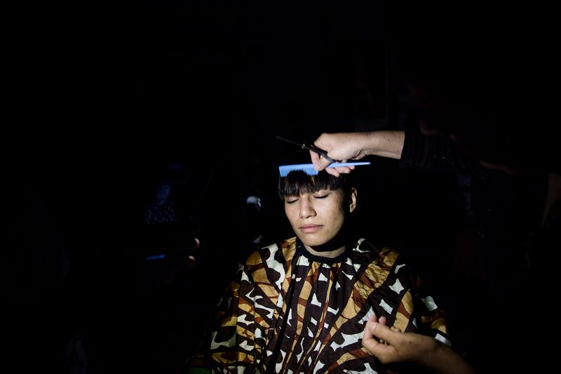 © Azadeh Besharati - new start. new team .new hair style. Samira joined Zobahan football team in Isfahan city