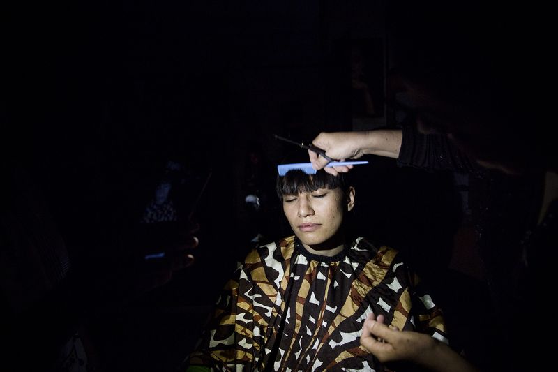 © Azadeh Besharati - new start. new team .new hair style. Samira joined Zobahan football team in Isfahan city