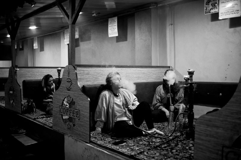 © Azadeh Besharati - Shiva likes to spend time with her friends most of the time, she likes to go to cafes to smoke shisha.