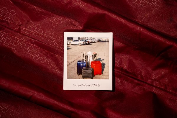 © Azadeh Besharati - The last morning. My whole life packed into three suitcases and a single decision.