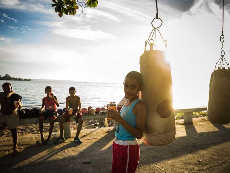 © Angelo Ferrillo - A post-training moment at sunset.