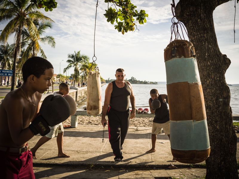 © Angelo Ferrillo - A moment of everyday training that José Alamo gets the children to carry out by going to schools to recruit them directly.