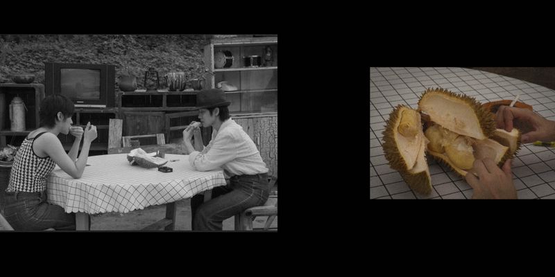 © Guligo Jia - It's a self-portrait of me having durian. My dad and I share a durian in the same dimension.