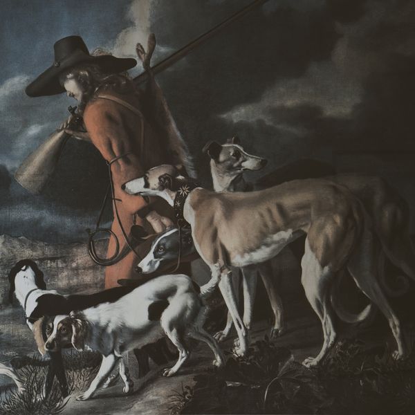 © Diambra Mariani - A painting depicting a hunting scene in the hall of the National Proof House in Gardone Val trompia. (Brescia, Italy)