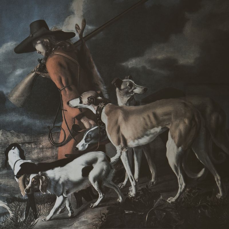 © Diambra Mariani - A painting depicting a hunting scene in the hall of the National Proof House in Gardone Val trompia. (Brescia, Italy)