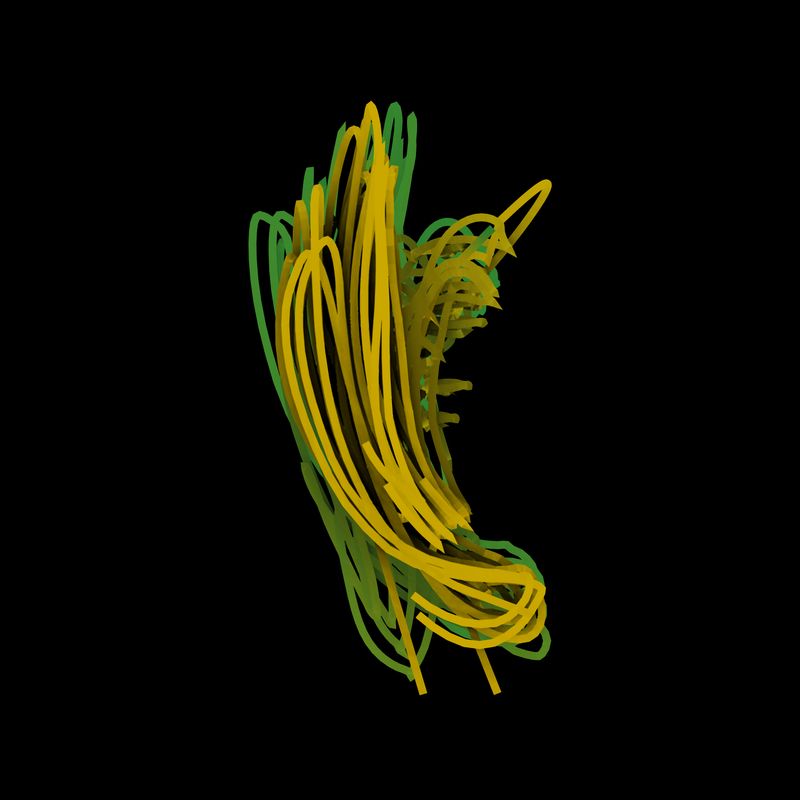 © Olga Kocsi - Father and son interaction – swingingmotion drawing by Mocap system