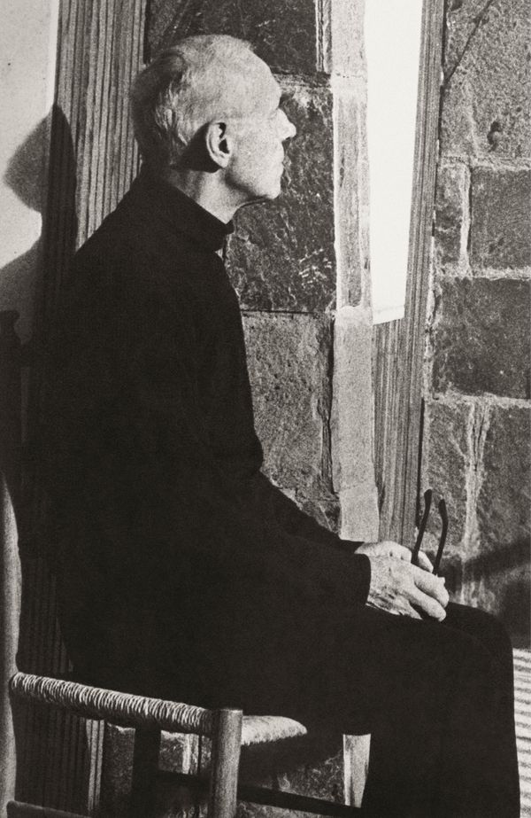 © Filippo Poli - Enrico, my grandfather, looking at the Matterhorn from the balcony of our home