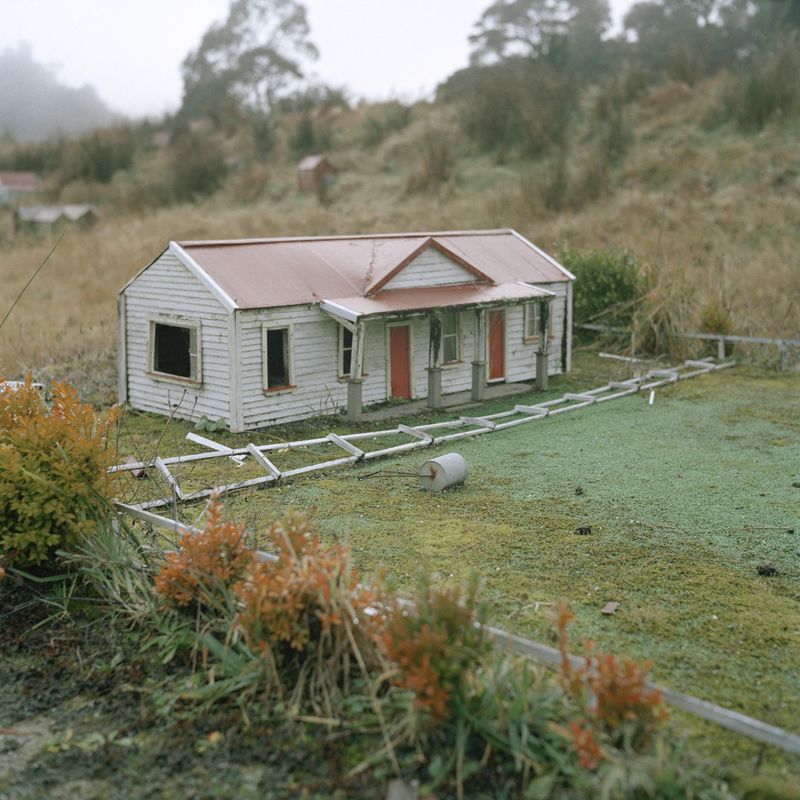 © Caroline McQuarrie - Waiuta Model Village #4. Bowling club. 2013.