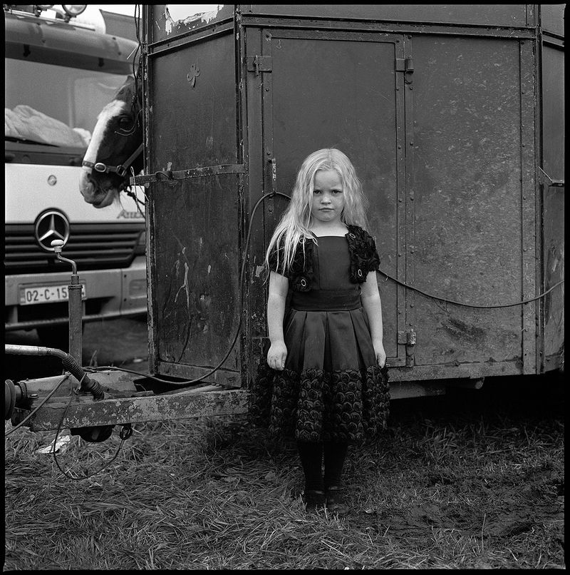 © Joseph-Philippe Bevillard - Elizabeth with Horse, Ballinasloe, Galway, Ireland 2011