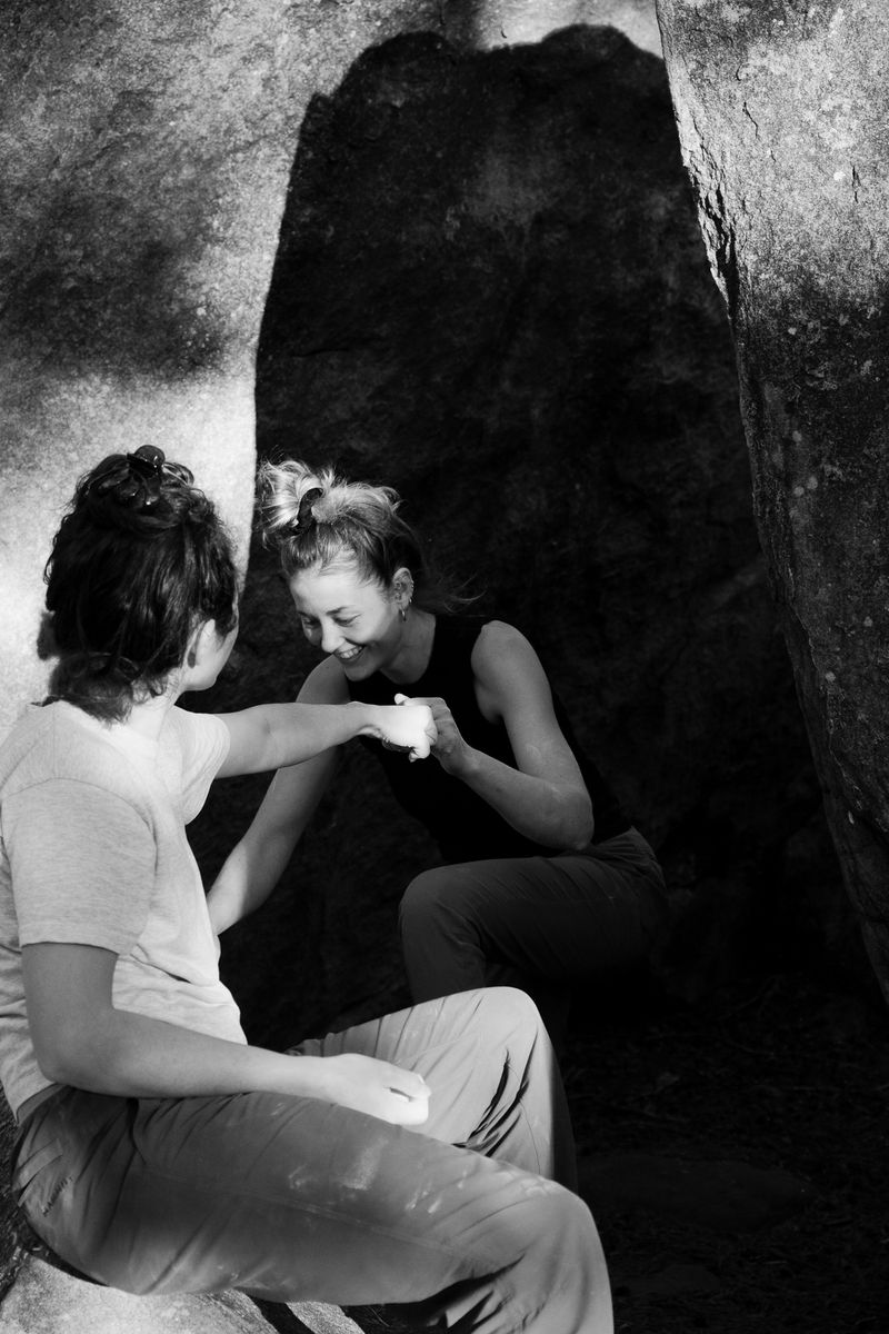 © Silvia Arenas - The classic fist bump.