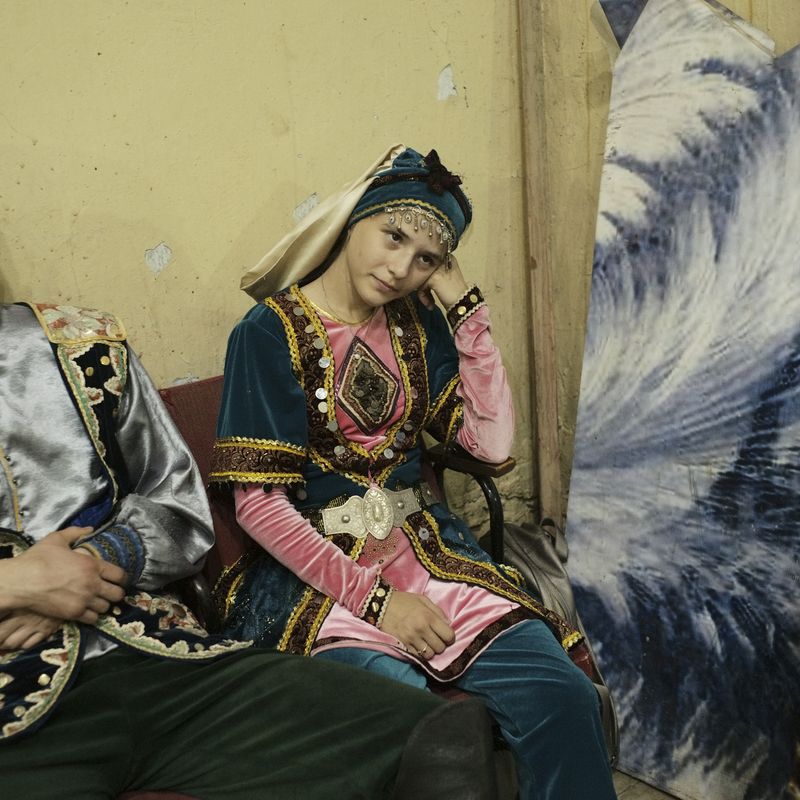 © Johanna Maria Fritz - Aminka (13) during training in the old philharmonic of Makhachkala the capital of dagestan, russia 2018.
