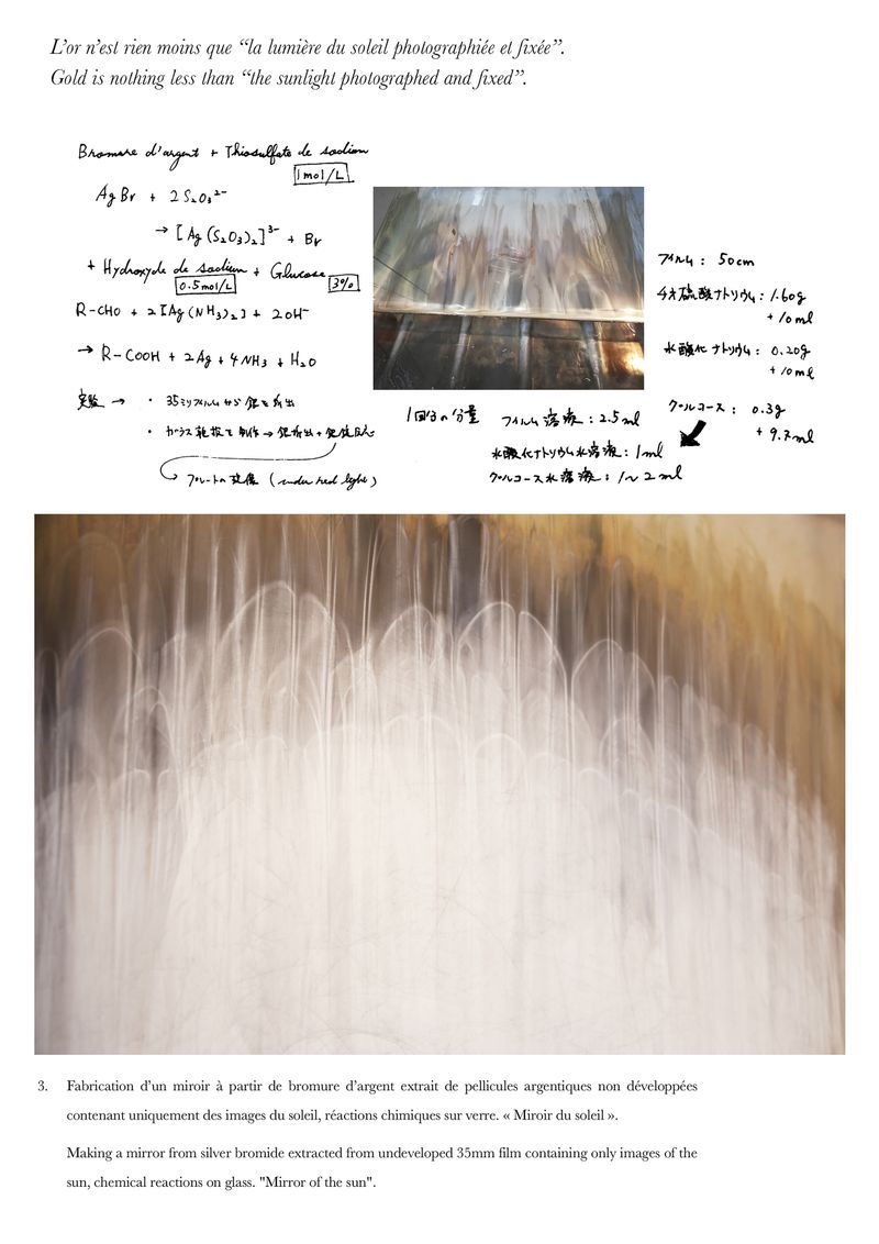 © Hideyuki Ishibashi - Conception and detail of "Mirror of the sun"