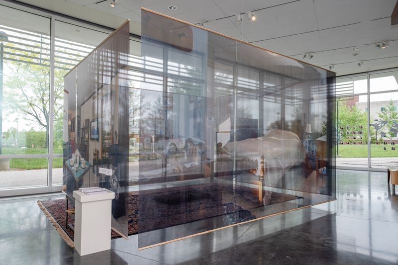 © Natcha Wongchanglaw - Two Worlds (installation view), 2024