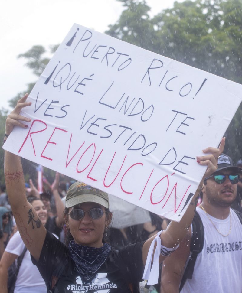 © Sally Rodriguez - Image from the The Power of Public Protest: The Resignation of Governor Ricky Rosselló in Puerto Rico photography project