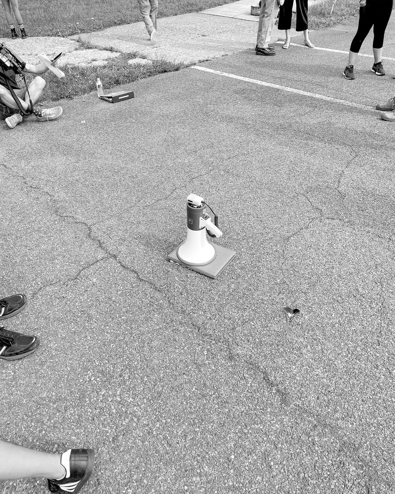 © Michael Valiquette - "Megaphone and a butterfly", 2021.