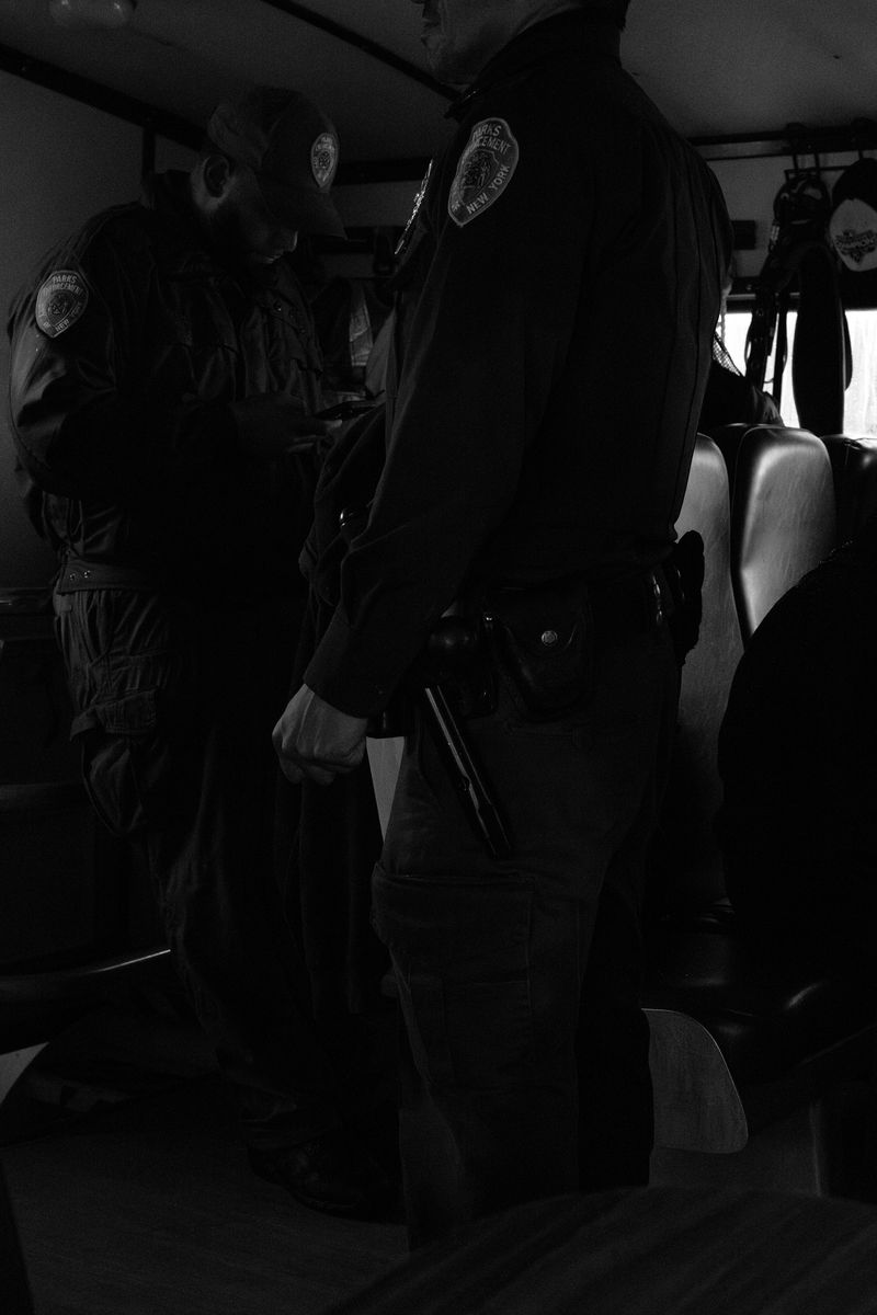 © Michael Valiquette - "Hart Island Security on the Ferry"