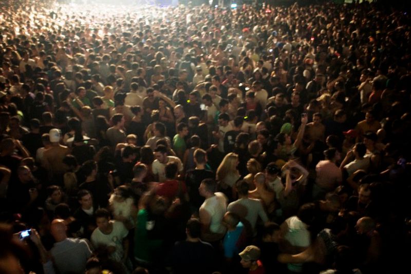 © Cristina Vatielli - DJ Richie Hawtin playing at Palazzo delle Esposizioni; Rome Italy 2008