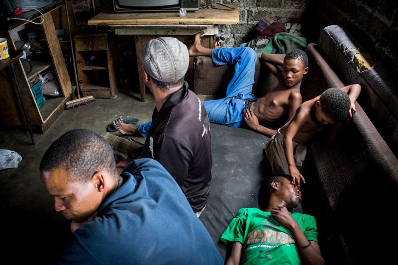 © Christian Bobst - Image from the The Father of Katuturas Streetwakers photography project