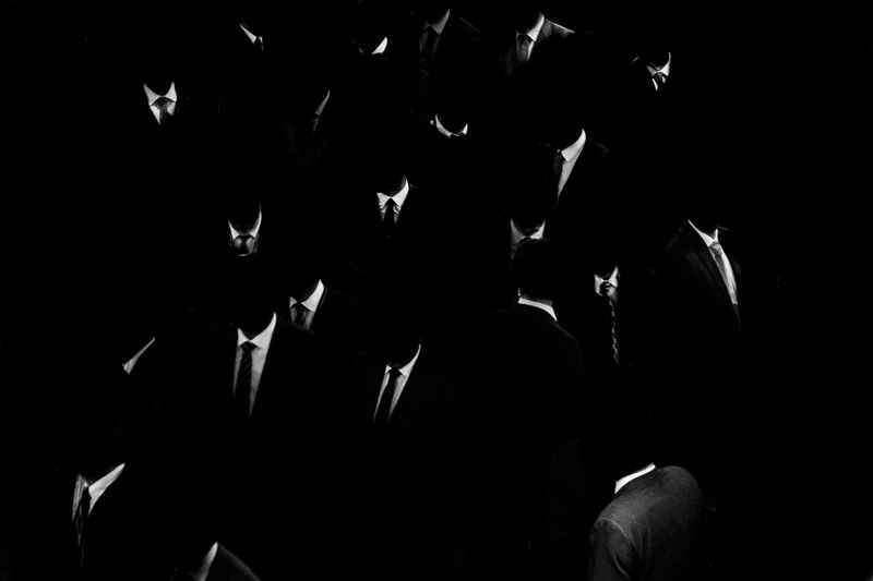 © Rosa Rodríguez - Image from the Men in Grey Suits photography project