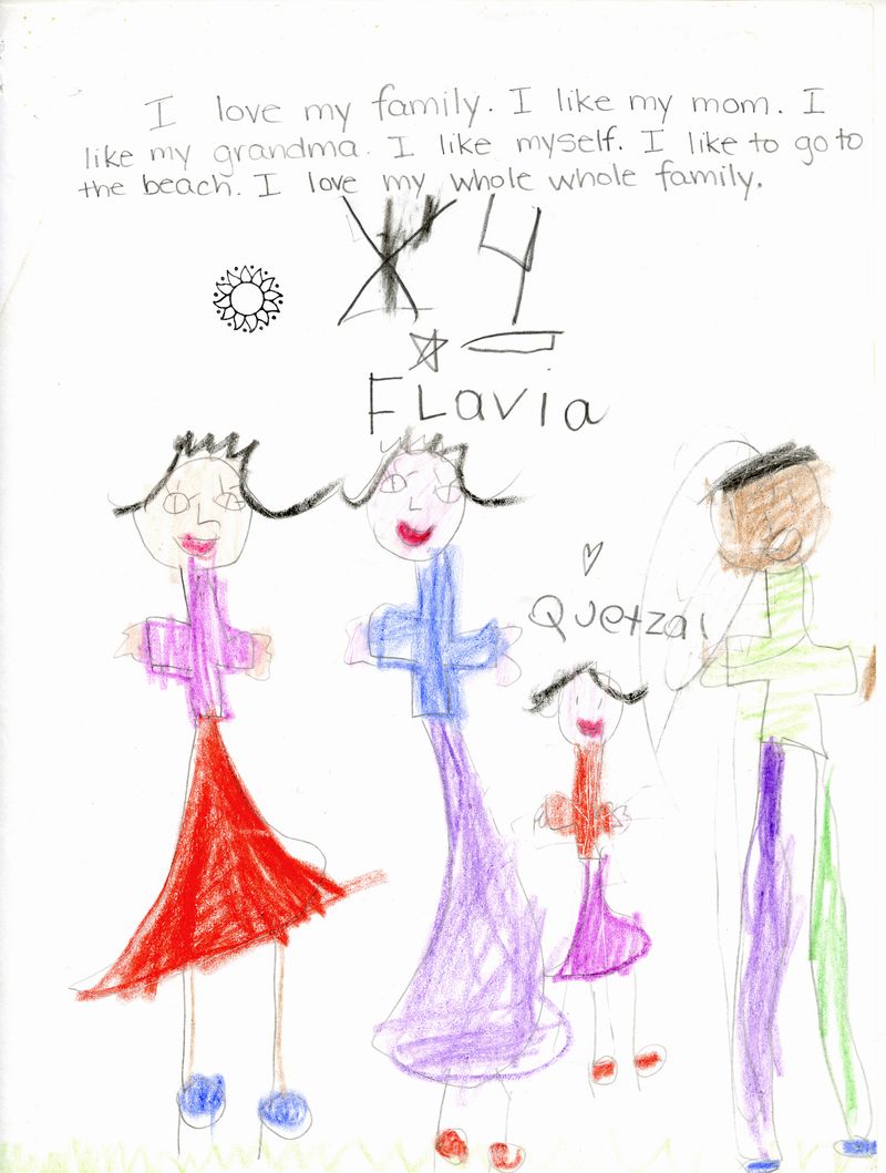 © Quetzal Maucci - A drawing I made in 1996 around the time of my mother’s separation.