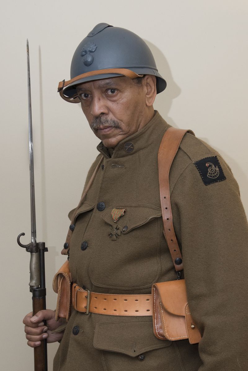 © Juliette Angotti - WWI African American Doughboy with the croix de guerre