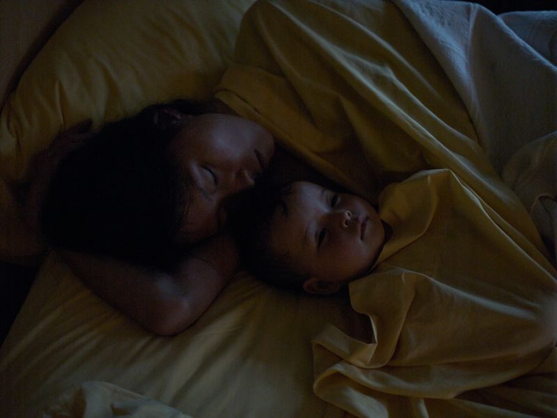 © Eri Morita - You took a picture of us while we were sleeping in the nudist guesthouse in Maui.