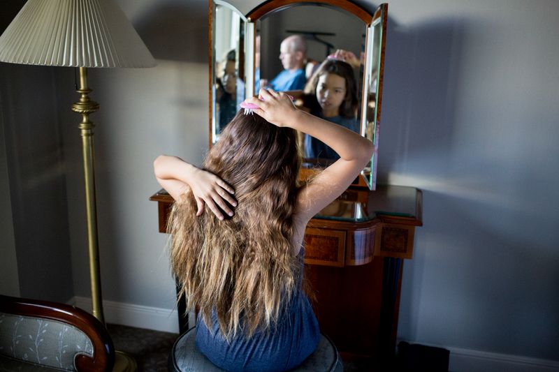 © Eri Morita - I was envious of your beautiful brown hair at the hotel in Tokyo.