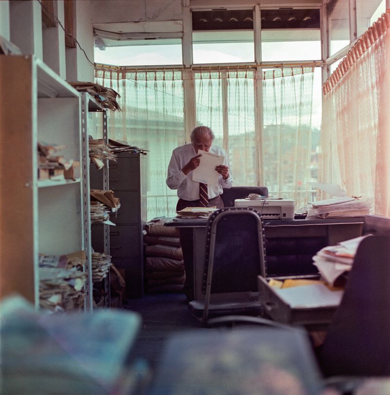 © María García - Image from the Secreto (When the house turned to indigo blue dust) photography project