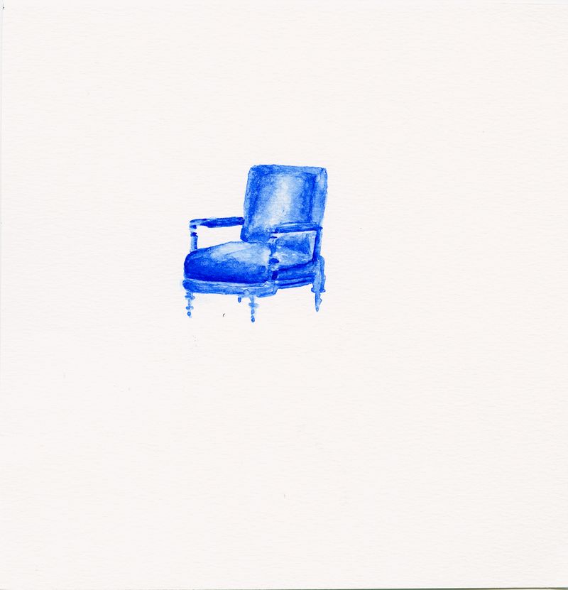 © María García - Image from the Secreto (When the house turned to indigo blue dust) photography project