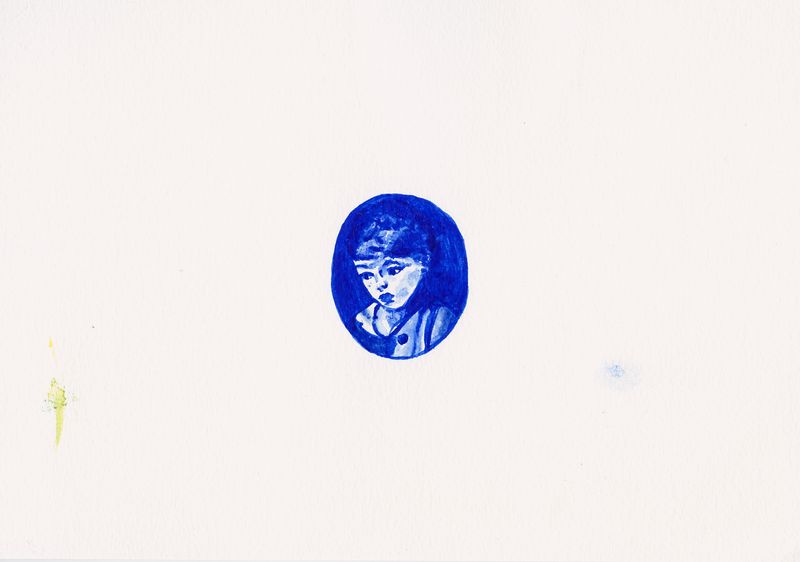 © María García - Image from the Secreto (When the house turned to indigo blue dust) photography project