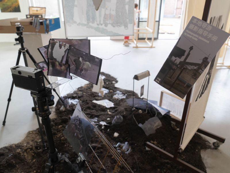 © He Bo - Exhibition Installation 2, Graduation Exhibition 2023, The Royal Academy of Art, The Hague, The Netherlands