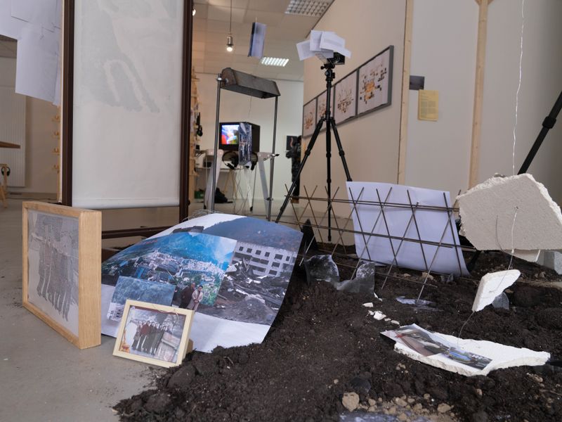 © He Bo - Exhibition Installation 4, Graduation Exhibition 2023, The Royal Academy of Art, The Hague, The Netherlands
