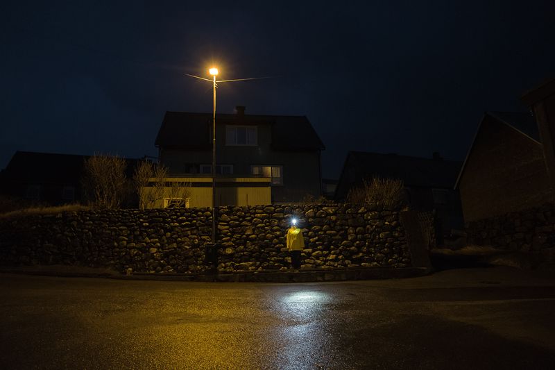 © Eija Mäkivuoti - The Unbearable Lightness of Giving a F**k – A Thousand Faroe Islands: The Yellow Raincoat (Mariann 2), 2017