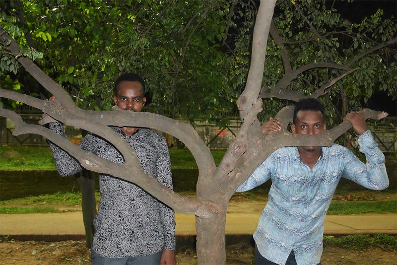 © Min Ma Naing - Somalian students enjoy their time at Dhamondi lake after their evening class, in Dhaka Bangladesh on 23rd April 2018.