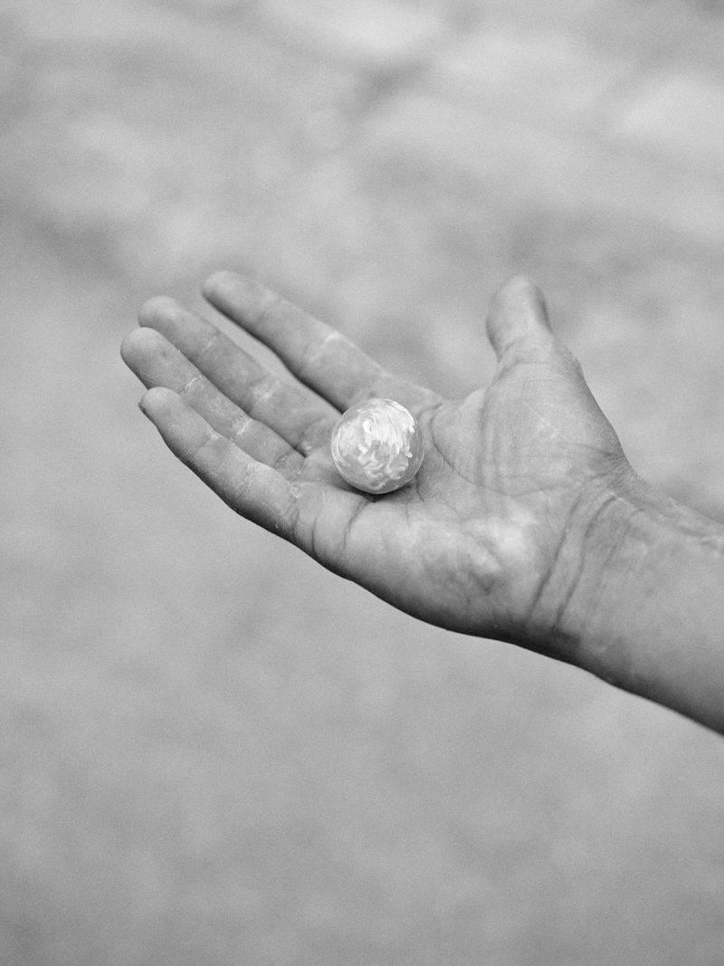 © Hamzeh Zahran - A Bouncy Ball Held in Hand, Amman, 2025, from the "Remains" series