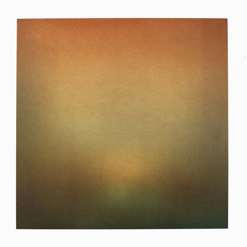 © Jörgen Axelvall - fireworks / untitled / vapors 5  - 350x350mm washi on wood panel, abraded surface