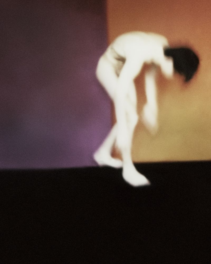 © Jörgen Axelvall - human figure  -  untitled / Kyo 5  -  700x825mm washi on wood panel, abraded surface, text in grease pencil