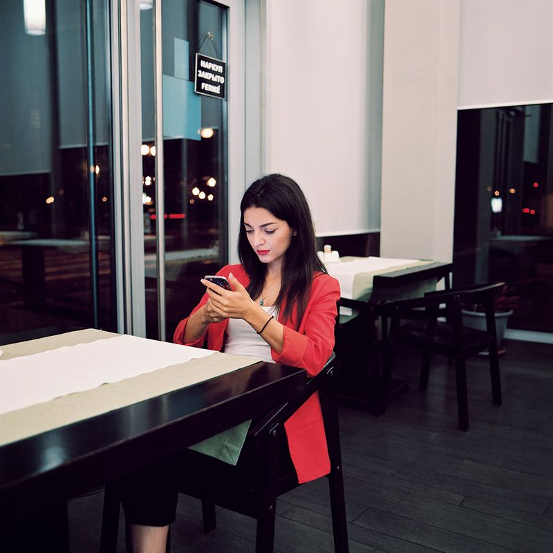 © Anne Leroy - Amina (29) works in Abkhazia for Sputnik, Russia's official international press agency. Sukhumi, Abkhazia, Georgia - 01/2016