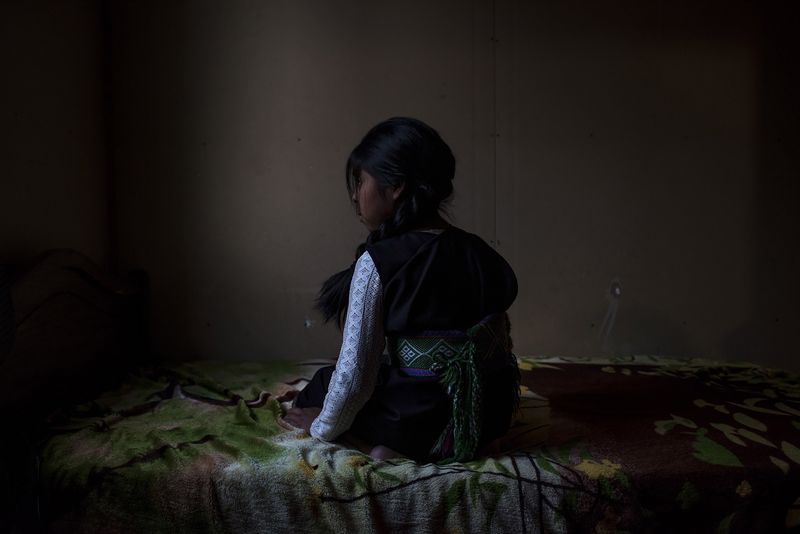 © Cristóbal Olivares - T. H. (9) has seen his father been imprisoned by the police several times. Collipulli, Aracaunia. Chile. April, 9th. 2019.