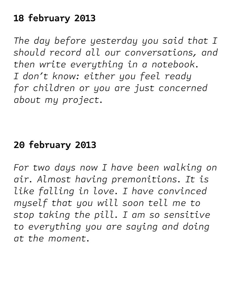 © Olga Bushkova - Image from the How i tried to convince my husband to have children photography project