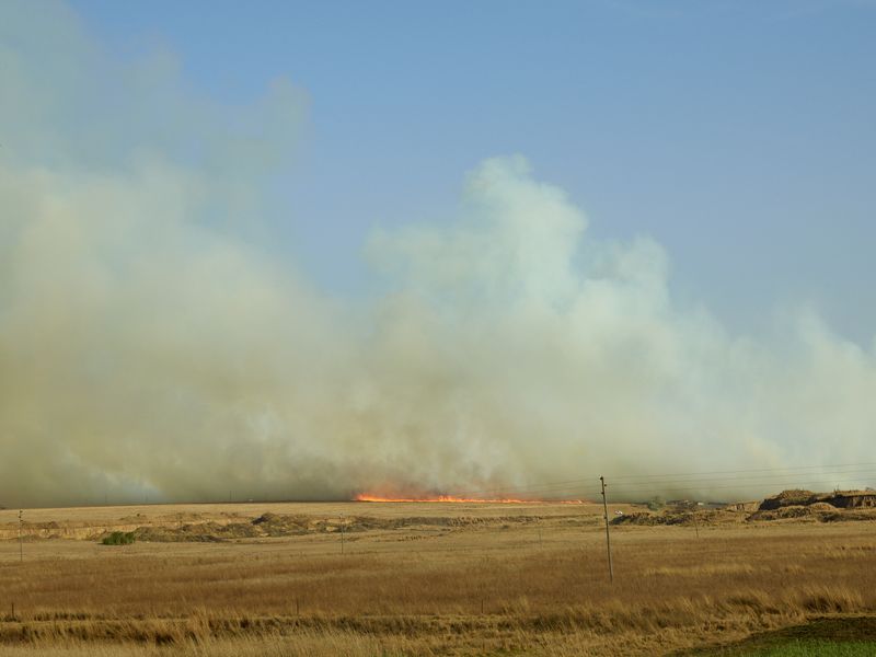 © Anton Bossenbroek - Suspected arson blaze breaks out along Route D619, 2024
