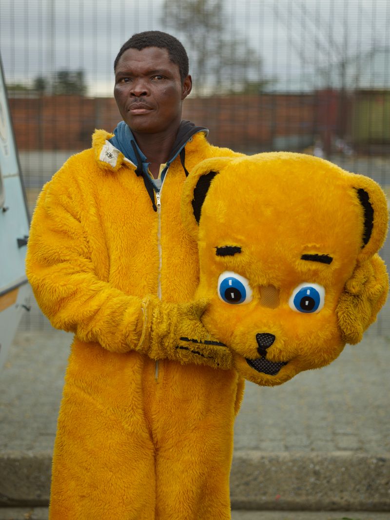 © Anton Bossenbroek - Man from KwaZulu Natal taking a break of work, Secunda old mall, 2024
